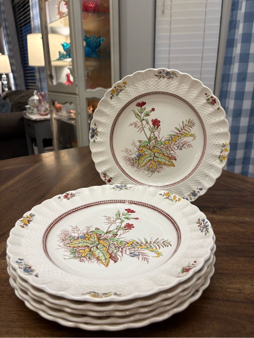 Copeland Spode "Rosalie" Pattern 10 1/2" Dinner Plate